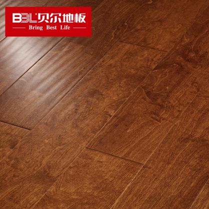 贝尔地板 芯三层实木系列 枫桦多层实木地板平面 XS8205