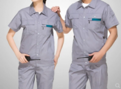 贝尔地板 安装工工作服 短袖+裤子一套 （分小号、中号、大号，下单请备注）