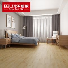 贝尔地板 强化复合木地板 12mm家用环保耐磨 封蜡防水 爱家系列 浪漫满屋 HOME01