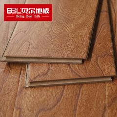贝尔地板 强化复合木地板 12mm同步榆木浮雕木纹 加勒比系列 F803火玫瑰