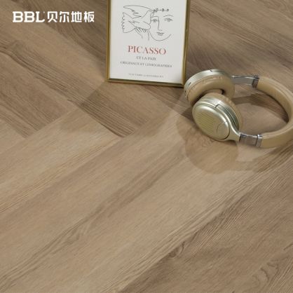 贝尔地板 SPC生态石晶地板 人字拼 6mm SS6-6005 630*126*6+0(0.5)/16P
