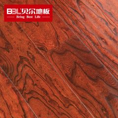 贝尔地板 多层实木地板15mm榆木浮雕家用环保 TY001