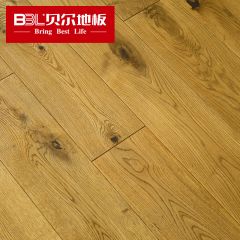 贝尔地板 橡木纯实木地板 环保木蜡油 仿古木纹 BOX-02