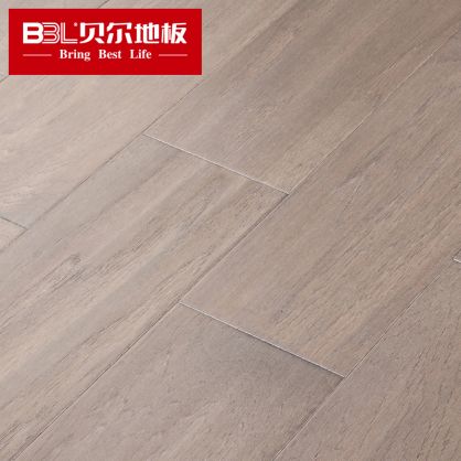 贝尔地板 山核桃多层实木地板 家用环保 负离子静音多层实木系列 不定长50%长板 BRL501