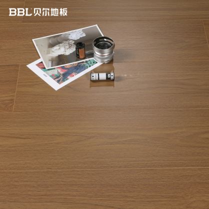 贝尔地板 优+系列 耐磨面新三层实木复合地板 BZM-6008饰面新三层 13mm
