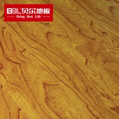 贝尔地板 强化复合木地板 12mm同步榆木浮雕木纹 加勒比系列 F804无谓号