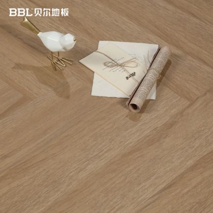 贝尔地板 SPC生态石晶地板 人字拼 6mm SS6-6006 630*126*6+0(0.5)/16P