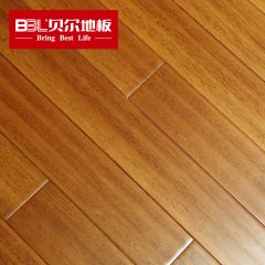 贝尔木地板实木番龙眼仿古纯实木地板厂家直销 兰屿红蔷薇·柚木色 (BNP-01)