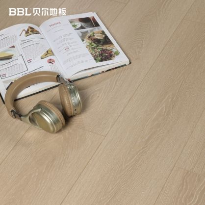 贝尔地板 优+系列 耐磨面新三层实木复合地板 BZM-6004饰面新三层 13mm