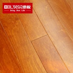 贝尔地板 多层实木地板桦木表皮哑光平面家用环保 TH001