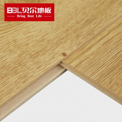 贝尔地板 强化地板 复合木地板 同步真木纹 家用环保 米兰橡木·浅色 WL6002