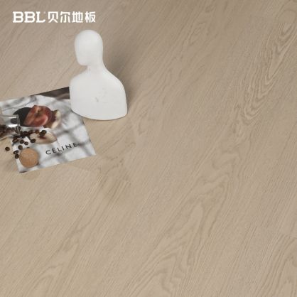 贝尔地板 优+系列 耐磨面新三层实木复合地板 优+MIX1501饰面新三层 15mm