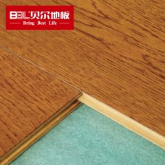 贝尔地板 橡木多层实木地板15mm家用环保仿古手抓纹 GL5502