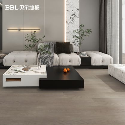 贝尔地板 BBL-BZM-2204 设计师专供 耐磨面新三层实木复合地板 14mm