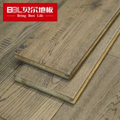 贝尔地板 橡木纯实木地板 个性系列 仿古木纹 BUX-04