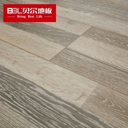 贝尔地板 强化复合木地板 12mm个性时尚三拼木纹 十二星座系列 射手座 SKY009(1218*199*8P)