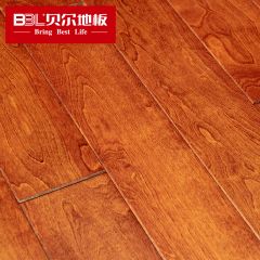 贝尔地板 桦木多层实木复合地板 哑光平面 大倒角工艺 BH701