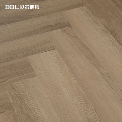 贝尔地板 SPC生态石晶地板 人字拼 6mm SS6-6005 630*126*6+0(0.5)/16P