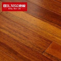 贝尔地板 菠萝格实木地板印茄木 锁扣地热实木系列 505G03-K 地热锁扣 BBL-907