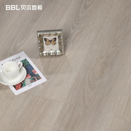 贝尔地板 优+系列 耐磨面新三层实木复合地板 优+MIX1502饰面新三层 15mm