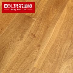 贝尔地板 个性多层实木地板 橡木结疤 UV烤漆  仿古拉丝 BGX1003