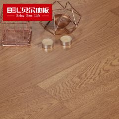 贝尔地板 芯三层实木系列 橡木多层实木地板拉丝 XS8211