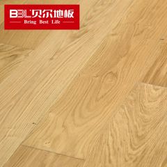 贝尔地板 个性多层实木地板 橡木结疤 环保木蜡油 仿古拉丝 BGX1001