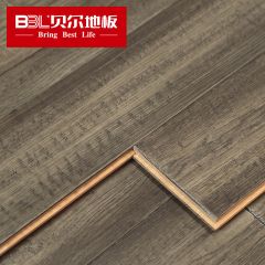 贝尔地板 橡木纯实木地板 环保木蜡油 仿古木纹 BOX-08