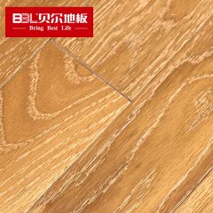 贝尔地板 橡木锁扣地热实木地板拉丝 XR015
