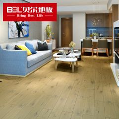 贝尔地板 橡木纯实木地板 环保木蜡油 仿古木纹 BOX-01