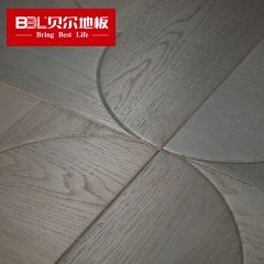 贝尔地板 多层拼花系列 橡木多层实木地板拉丝UV漆 BPH8004
