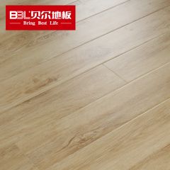 贝尔地板 强化复合木地板 12mm家用环保耐磨 封蜡防水 爱家系列 浪漫满屋 HOME01