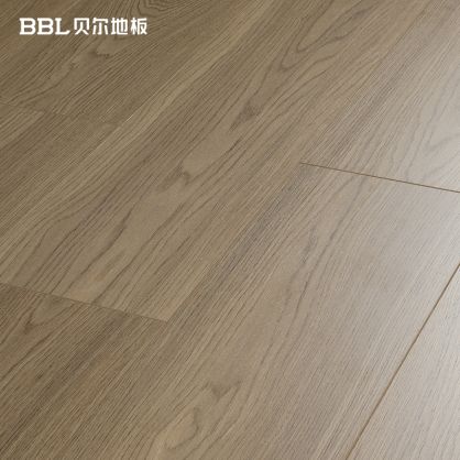 贝尔地板 优+系列 耐磨面新三层实木复合地板 优+MIX1504饰面新三层 15mm