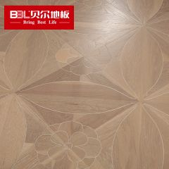 贝尔地板 多层拼花系列 橡木多层实木地板拉丝UV漆 BPH8013