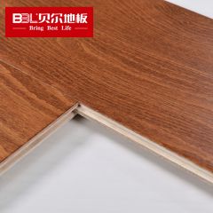 贝尔地板 榉木多层实木地板15mm仿古手抓纹家用环保 欧洲榉木 J1001