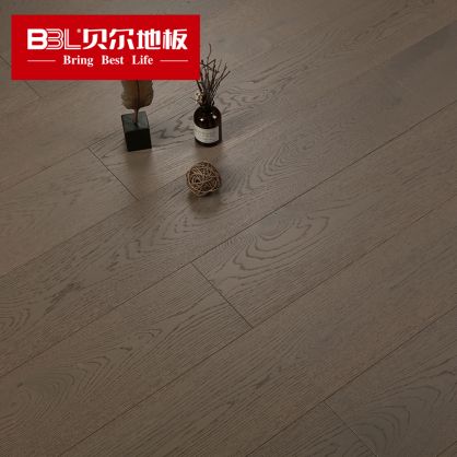 贝尔地板 森林狂想曲1900长板三层实木系列 橡木多层实木地板拉丝 TLE-009