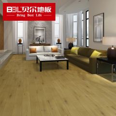 贝尔地板 橡木纯实木地板 环保木蜡油 仿古木纹 BOX-04