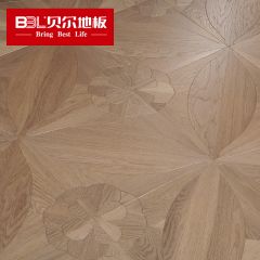 贝尔地板 多层拼花系列 橡木多层实木地板拉丝UV漆 BPH8006