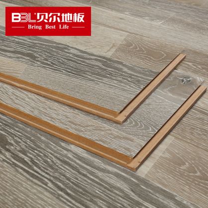 贝尔地板 强化复合木地板 12mm个性时尚三拼木纹 十二星座系列 射手座 SKY009(1218*199*8P)