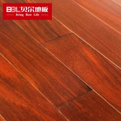 贝尔地板 香二翅豆纯实木地板 18mm 红色平面 思红豆BLF-02