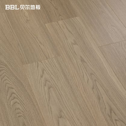 贝尔地板 优+系列 耐磨面新三层实木复合地板 优+MIX1504饰面新三层 15mm