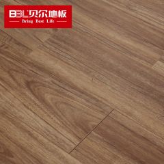 贝尔地板 强化复合木地板 12mm 0醛环保基材 零度系列 E0-002（新规格：1218*169*12*10P）