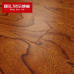 贝尔地板 强化复合木地板 12mm仿古榆木浮雕 十二星座系列 狮子座 SKY005(L)