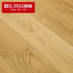 贝尔地板 个性多层实木地板 橡木结疤 环保木蜡油 仿古拉丝 BGX1001