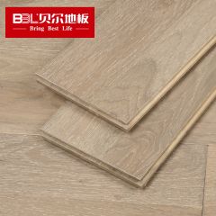 贝尔地板 双拼橡木实木地板双拼烟熏白麦色 XX1811