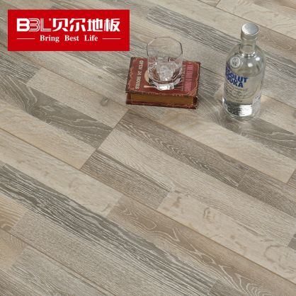 贝尔地板 强化复合木地板 12mm个性时尚三拼木纹 十二星座系列 射手座 SKY009(1218*199*8P)