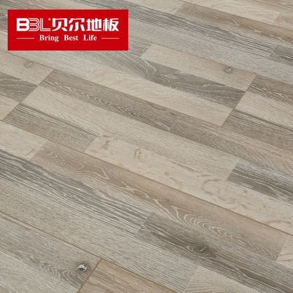 贝尔地板 强化复合木地板 12mm个性时尚三拼木纹 十二星座系列 射手座 SKY009(1218*199*8P)