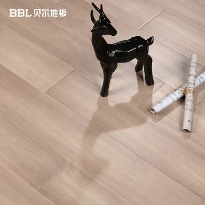 贝尔地板 DHM202 流光印记 桦木多层实木地板 15mm仿古手抓纹 