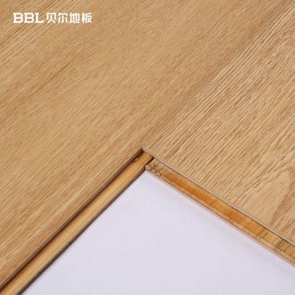 贝尔地板 BM9305 木刻年华耐磨多层系列 耐磨面芯三层实木复合地板 15mm
