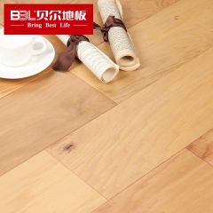 贝尔地板 山核桃多层实木地板 家用环保 负离子静音多层实木系列 不定长50%长板 BRL502